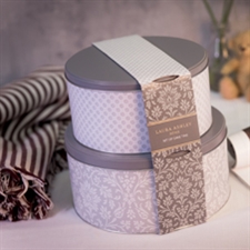 Laura Ashley design cake tins