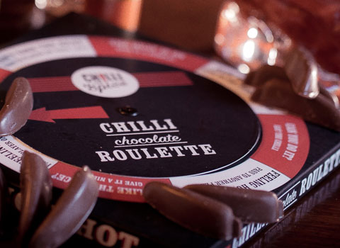 The Chilli chocolate roulette gift box