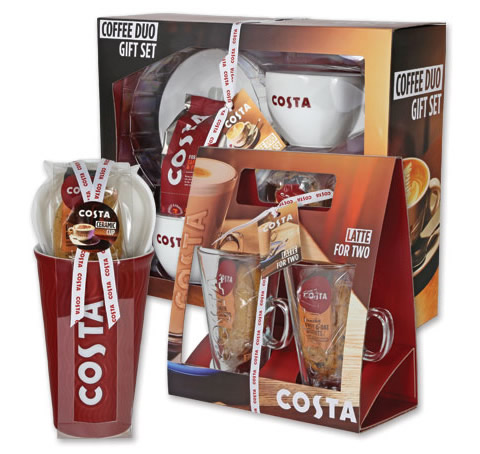 Costa gift range packaging