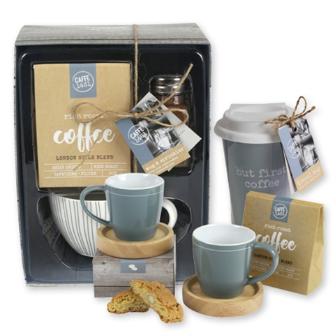 Coffee gift range packaging